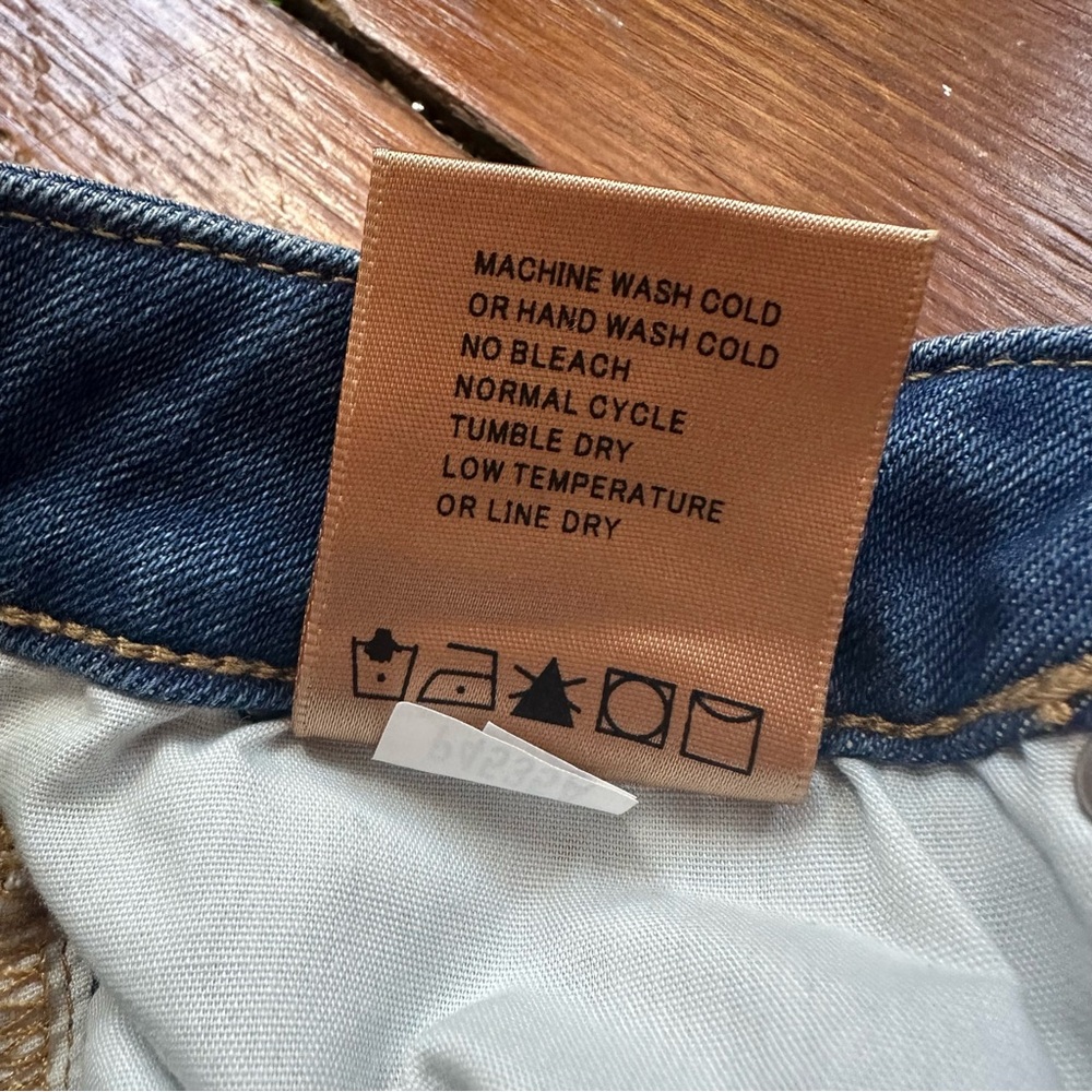 NWT Driftwood Colette Aztec embroidered cuff & waist jeans 27 - Picture 7 of 7